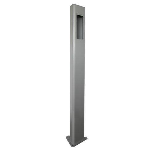 Castel 590.9800 Aluminum Fixing to Floor Plate, Not Supplied With Cut-Out for XE2 PM Small Format, Height 1.5m, Gray