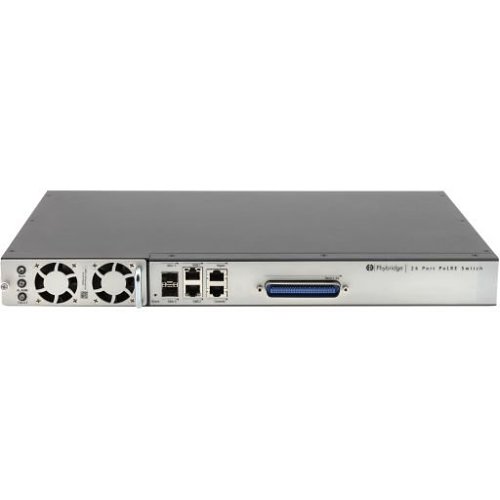 NVT Phybridge NV-PL-024-1X PoLRE24 24-Port Long Reach Single Pair UTP PoE 15 Watts Managed Switch