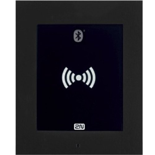 2N Bluetooth and RFID Reader, Supports 125kHz and 13.56MHz Cards, Adjustable Range, Black