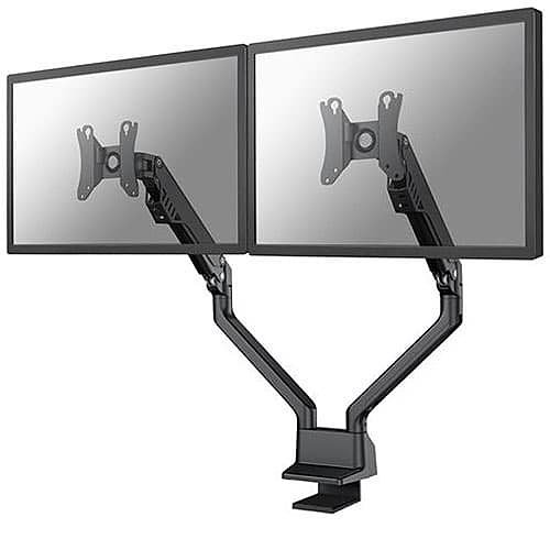 Neomounts FPMA-D750DBLACK2 Full Motion Desk Mount (clamp & grommet) for 10-32" Monitor Screen, Height Adjustable (gas spring), Black