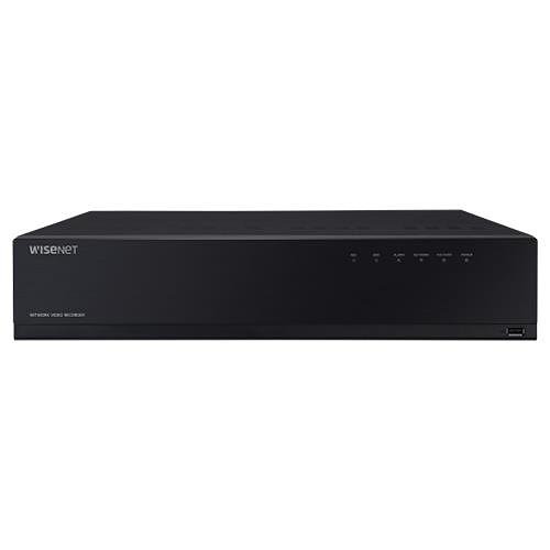 Hanwha WRN-1610S Wisenet Wave Series, 4K 16-Channel 150Mbps 2U 6TB HDD NVR with 16 PoE Ports