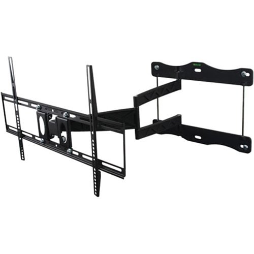 B-Tech BTV514-B Flat Screen Wall Mount with Double Arm, Black