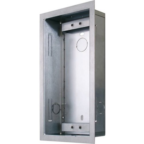 2N IP Vario 1-Module Intercom Flush Fitting Box, Silver