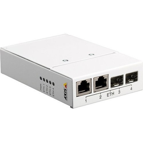 AXIS T8606 Switch convertisseur de média 4-Ports, Ethernet vers fibre  optique, 24Vcc, 10/100Mbps, 2 ports RJ45, 2 ports SFP