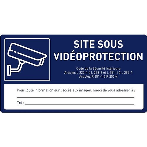 Urmet 1090-ETI Videoprotection Sticker