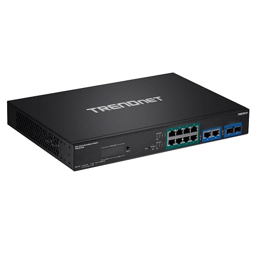 TRENDnet TPE-3012LS 12-Port Gigabit PoE+ Smart Surveillance Switch, 24Gbps