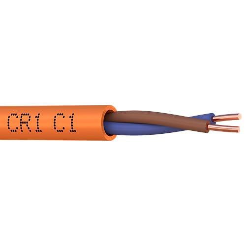 Elbac 601215-W5 CR1 C1 ET2000 SH 2 x 1.5mm Unshielded Fire Cable, 500m