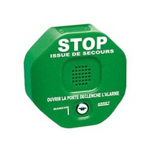Cordia AASS0001 Autonomous Emergency Exit Alarm, ABS, Green