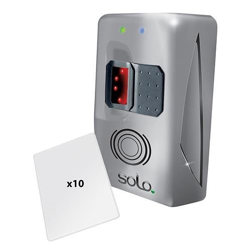 EDEN SOLOPACK SOLO Biometric Fingerprint Reader, 10 Badges