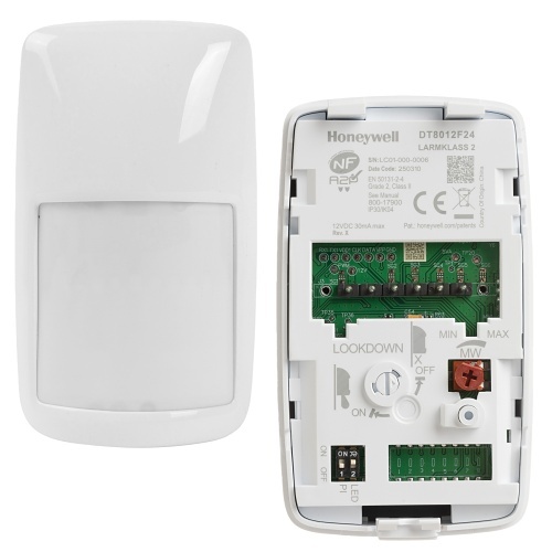Détecteur double technologie Bande K Bus 15m anti-masque BWare™, NF&A2P TYPE 3