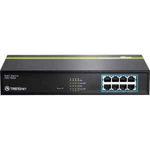 Commutateur Ethernet TRENDnet TPE-T80H 8 Ports - 10/100Base-TX - 2 Couche support&eacute;e - Montable en rack