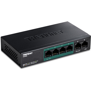 Commutateur Ethernet TRENDnet TPE-S50 6 Ports - Fast Ethernet - 100Base-TX - Nouveau - Paire torsad&eacute;e