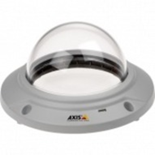 AXIS Couverture pour dôme de cam&eacute;ra de s&eacute;curit&eacute; pour Cam&eacute;ra r&eacute;seau - Aluminium - Chrystal claire, Blanc