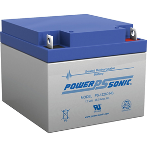Batterie Power-Sonic PS-12260 - 26000 mAh - Scell&eacute;es au plomb-acide (SLA) - 12 V DC - Batterie rechargeable