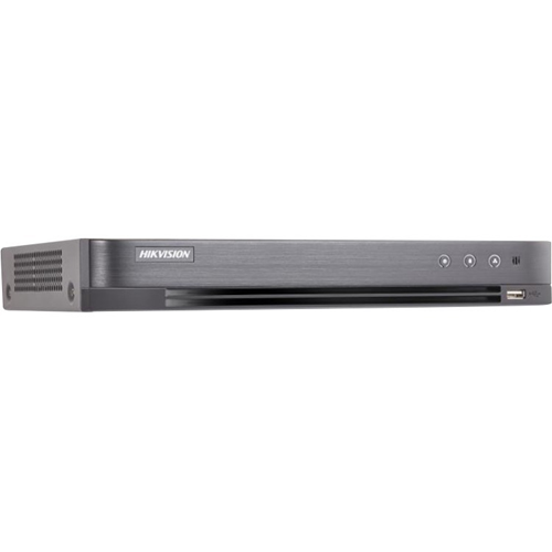 Station de surveillance vid&eacute;o Hikvision Turbo HD DS-7216HUHI-K2 - 16 Canaux - Enregistreur Vid&eacute;o Num&eacute;rique - H.264, H.264+, H.265+, H.265 Formats - 30 Fps - Entr&eacute;e de vid&eacute;o composite - Sortie vid&eacute;o composite - 4 Audio In - 1 Audio Out - 1 VGA Out - HDMI