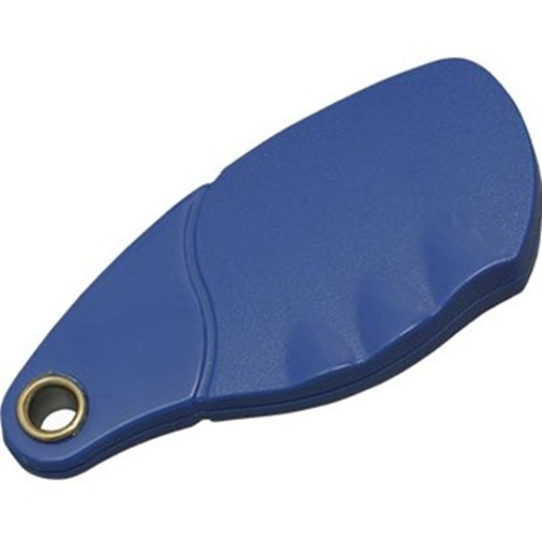 Porte-cl&eacute; de proximit&eacute; avec &eacute;tiquette CDVI PVP - 23 mm x 52 mm Longueur - Bleu - Polycarbonate