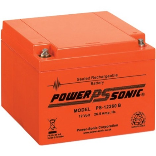 Batterie Power Sonic PS-12260 B - Lead Acid - Batterie rechargeable - 12 V DC - 26000 mAh
