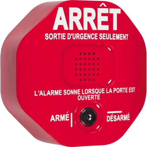 Alarme de S&eacute;curit&eacute; STI Exit Stopper STI-6400 - 105 dB - Audible - Montage sur porte - Rouge