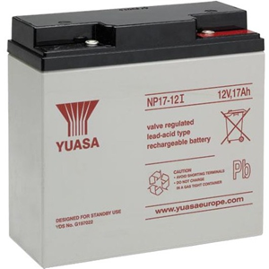 Batterie Yuasa NP17-12I - Lead Acid - 1 / Paquet - Pour Polyvalente - Batterie rechargeable - 12 V DC - 17000 mAh
