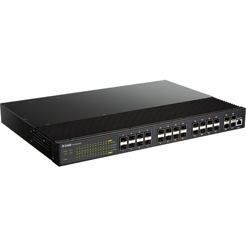 Commutateur Ethernet D-Link DIS-700G-28XS G&eacute;rable - 2 Couche support&eacute;e - Modulaire - Fibre Optique - Montable en rack