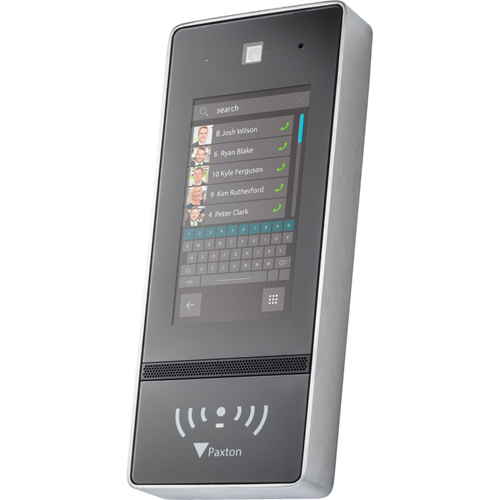 Poste &eacute;lectrique vid&eacute;o-porte-t&eacute;l&eacute;phone Paxton Access Entry 17,8 cm (7") - Écran tactile - Full-duplex - Entr&eacute;e de porte, Ext&eacute;rieur
