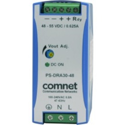 Syst&egrave;me d'alimentation Comnet - 60 W - Rail DIN - 120 V AC, 230 V AC Entr&eacute;e - 89% Efficacit&eacute;