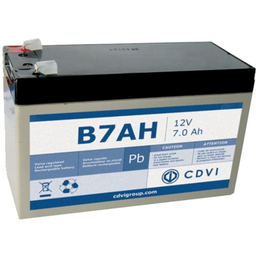 Batterie CDVI - Pour Tableau de Commande - Batterie rechargeable - 12 V DC - 7000 mAh