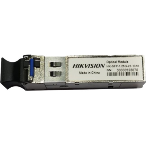 SFP Hikvision HK-SFP-1.25G - Pour R&eacute;seau Fibre Optique, R&eacute;seau de Donn&eacute;es - Fibre Optique - 9/125 &micro;m - Mode simple (Single-Mode) - 1.25 Gigabit Ethernet - Enfichable à chaud