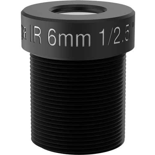 Objectif AXIS 6 mm f/2 Distance Focale Fixe pour Monture M-12 - Con&ccedil;u pour Cam&eacute;ra de surveillance
