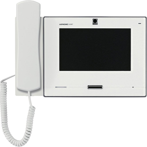 AIPHONE IXMV7HWLA Moniteur tactile 7'' + combiné IP/SIP blanc