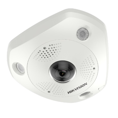 Hikvision DS-2CD63C5G0-I Panoramic Series, IP67 12MP 1.29mm Fixed Lens, IR 15M IP Fisheye Camera, White