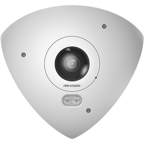 Hikvision DS-2CD6W45G0-IVS Panoramic Series, WDR IP67 6MP 2mm Fixed Lens, IR 10M IP Fisheye Camera, White