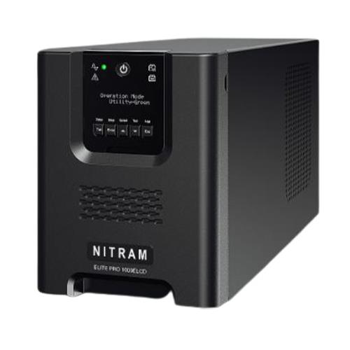 Onduleur ligne interactive NITRAM ELITE PRO - 1 kVA/900 W - Tour - AVR - 8 Heure(s) Recharge - 4 Minute(s) Stand-by - 230 V AC Entr&eacute;e - 8 x IEC 60320 C13
