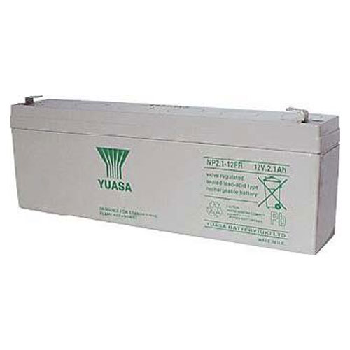 Batterie/Pile Yuasa - 2100 mAh - 12 V DC - Scell&eacute;es au plomb-acide (SLA) - Sans entretien/Scell&eacute; - 20 Heure(s) Recharge Time