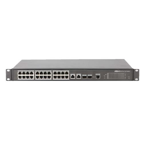 Switches POE 24ports 100mbps + 2p GB Poe