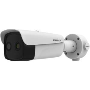 Hikvision DS-2TD2637T-10-P Heatpro Series, IP66 4MP 4mm Fixed Lens, IR 40M Thermal IP Bullet Camera, White