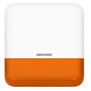 Hikvision DS-PS1-E-WE ExternalSounder, Two-Way Communication, Orange Flash