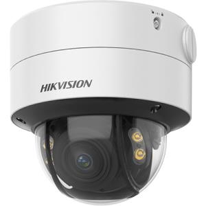 Hikvision DS-2CE59DF8T-AVPZE Turbo HD Series, ColorVu IP67 2MP 2.8-12mm Motorized Varifocal Lens, IR 40M HDoC Dome Camera, White