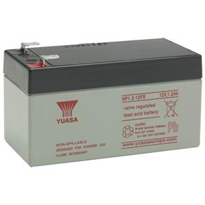 Yuasa NP12-12FR Industrial Series, 12V 12Ah Valve Regulated Lead–Acid Battery, 20-Hr Rate Capacity, General Purpose