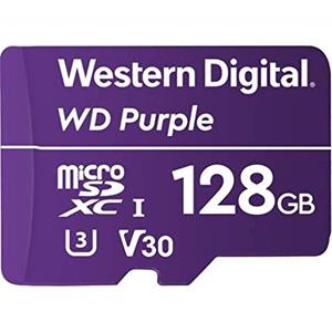 Carte microSDXC WD Purple WDD128G1P0A - 128 Go - Class 10/UHS-III (U3) - 100 Mo/s en Lecture - 60 Mo/sSpaceen Écriture