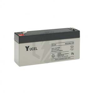 Yuasa Y3.2-6 YUCEL Series, 6V 3.2Ah Valve Regulated Lead–Acid Battery, 20-Hr Rate Capacity, C20