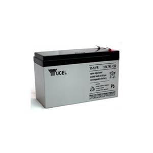 Yuasa Y7-12FR YUCEL Series, 12V 7Ah Valve Regulated Lead–Acid Battery, 20-Hr Rate Capacity, Fire Retardant